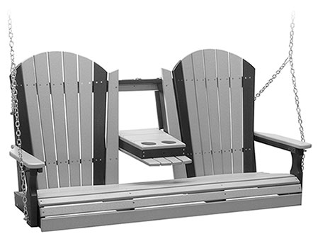 5' Poly Lumber Adirondack Swing