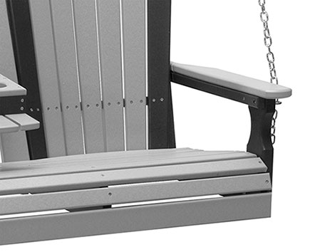 5 Poly Lumber Adirondack Swing 