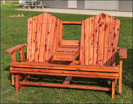  50" Eastern Red Cedar Glider