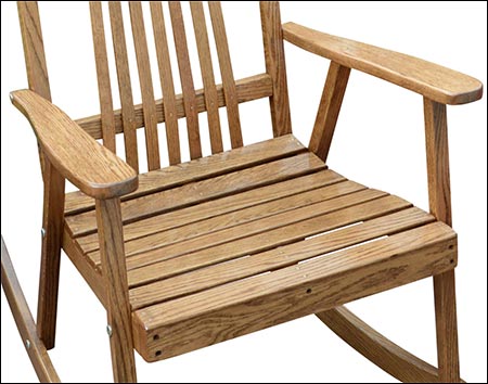 Bent Oak Rocker