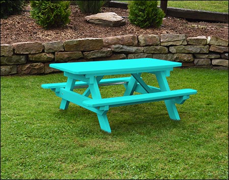 Poly Lumber Kids Picnic Table