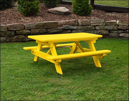 Poly Lumber Kids Picnic Table