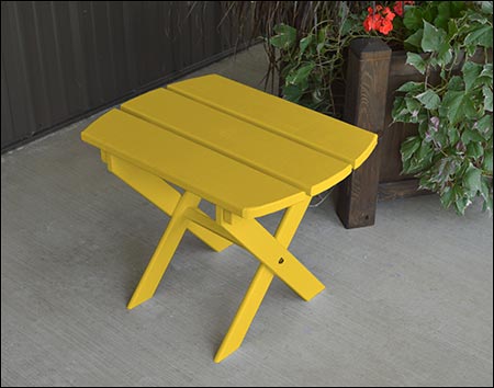 Southern Yellow Pine Folding End Table