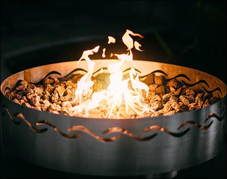 Stainless Steel Tide Fire Pit