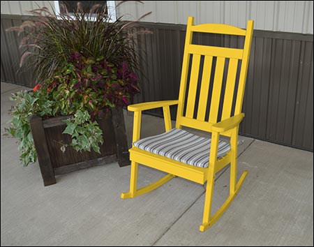 Southern Yellow Pine Classic Porch Rocker