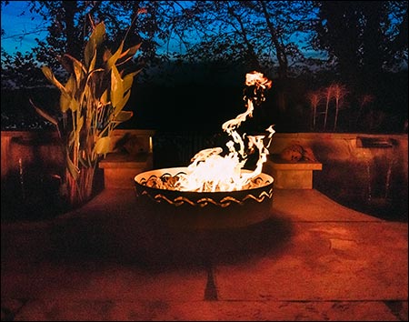 Carbon Steel Tide Fire Pit