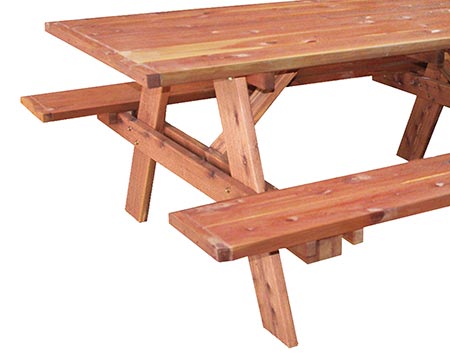 Eastern Red Cedar Picnic Table