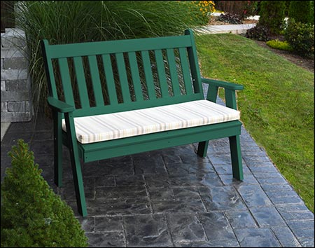 Poly Lumber Traditional English Garden Bench