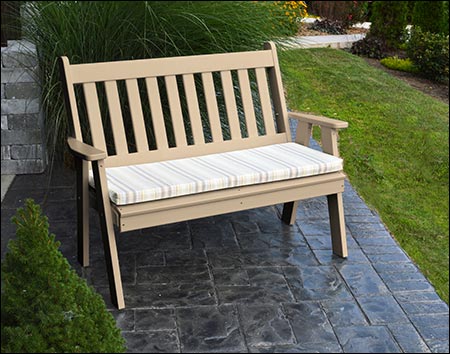 Poly Lumber Traditional English Garden Bench