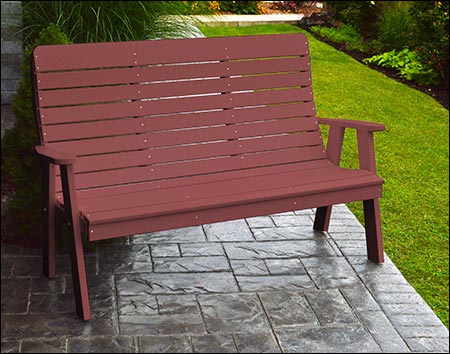 Poly Lumber Winston Garden Bench