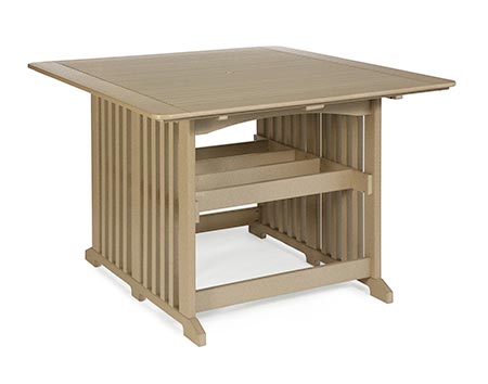 Poly Lumber 9 Pc. Square Dining Set