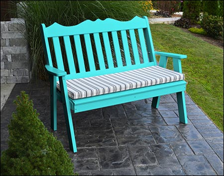 Poly Lumber Royal English Garden Bench