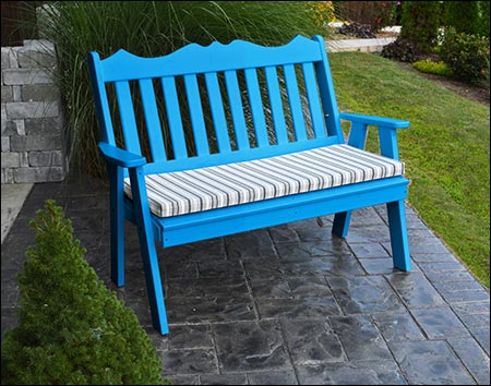 Poly Lumber Royal English Garden Bench