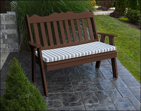 Poly Lumber Royal English Garden Bench