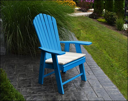 Poly Lumber Upright Adirondack Chair