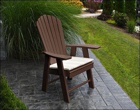 Poly Lumber Upright Adirondack Chair