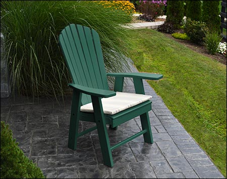 Poly Lumber Upright Adirondack Chair