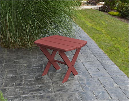 Poly Lumber Folding End Table