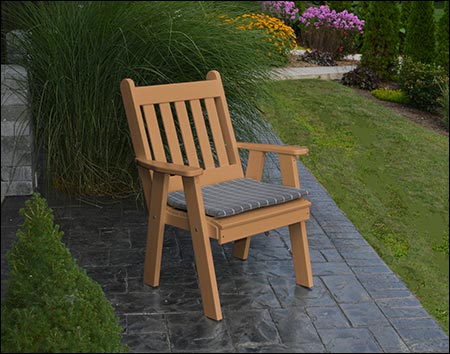Poly Lumber Traditional English Patio Chair
