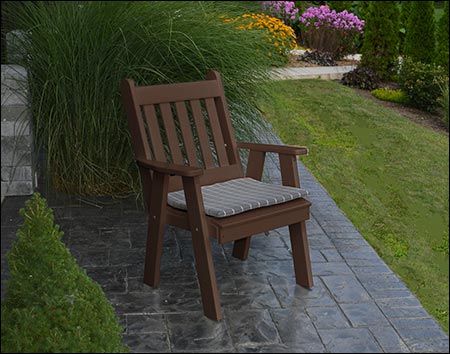 Poly Lumber Traditional English Patio Chair