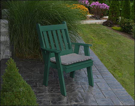 Poly Lumber Traditional English Patio Chair