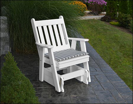Poly Lumber Traditional English Glider Chair