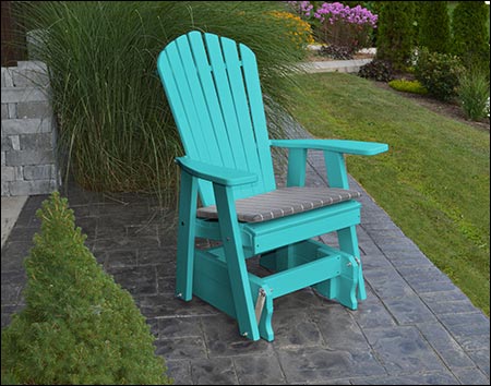 Poly Lumber Adirondack Glider Chair