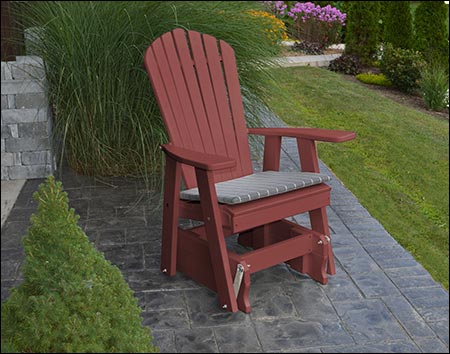 Poly Lumber Adirondack Glider Chair