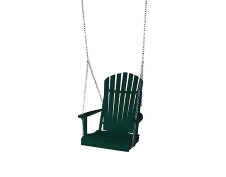 Poly Lumber Adirondack Chair Swing