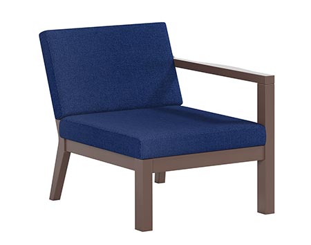 Poly Lumber Bayside Breeze Deep Seat Left Chair