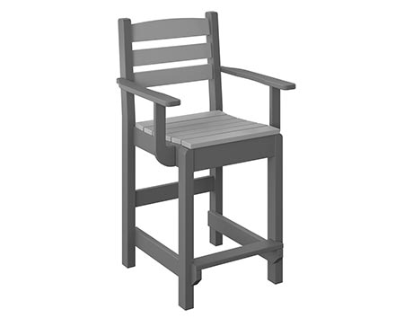 Poly Lumber Bayside Captain Chair
