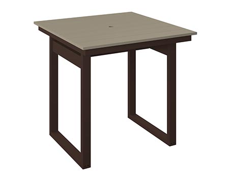 Poly Lumber Bayside Modern 38" Square Table