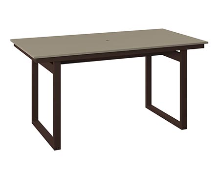 Poly Lumber Bayside Modern 38" x 74" Table
