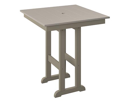 Poly Lumber Bayside 33" Square Table