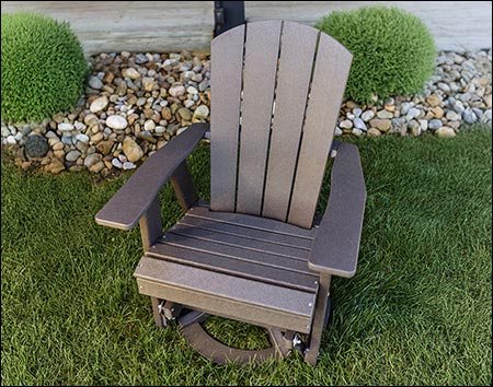 Poly Lumber Bayside Swivel Glider