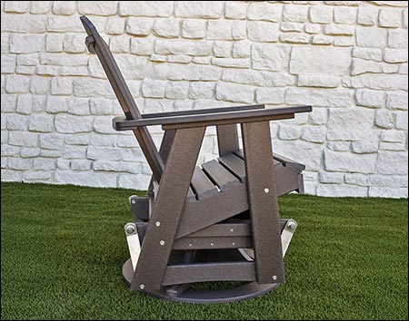 Poly Lumber Bayside Swivel Glider