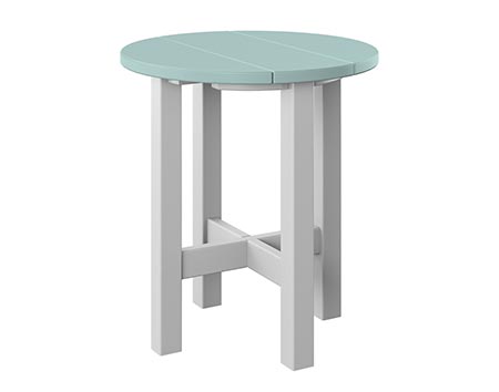 Poly Lumber Bayside Round End Table