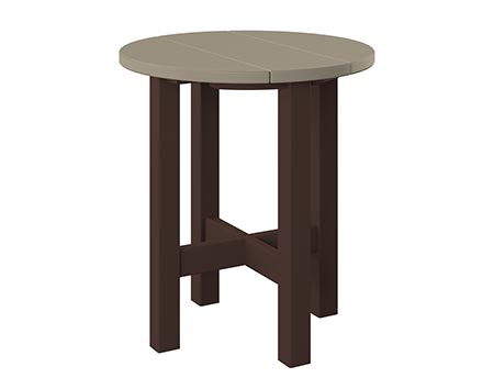 Poly Lumber Bayside Round End Table