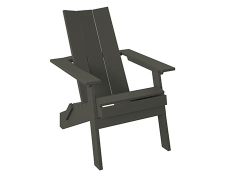 Poly Lumber Bayside Modern Folding Adirondack Chair