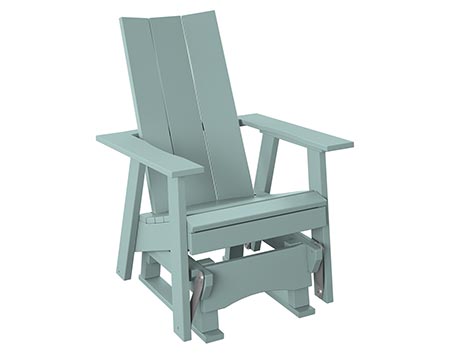 Poly Lumber Bayside Modern 2 Glider