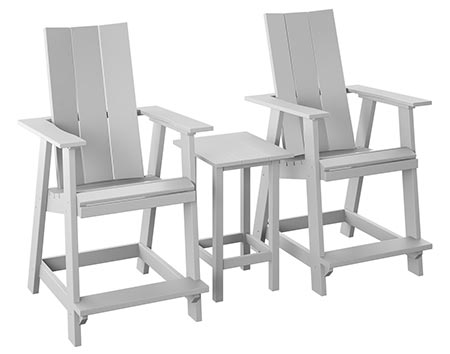 Poly Lumber Bayside Modern Balcony Set