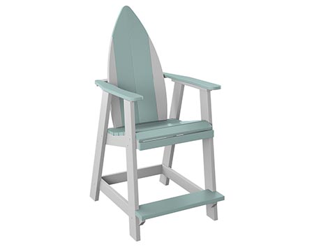 Poly Lumber Bayside Surfboard Balcony Chair