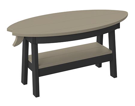 Poly Lumber Bayside Surfboard Coffee Table