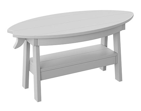 Poly Lumber Bayside Surfboard Coffee Table