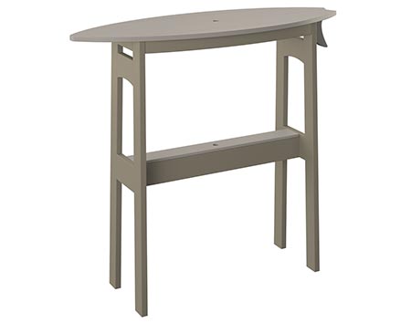 Poly Lumber Bayside Surfboard Bar 48" Table