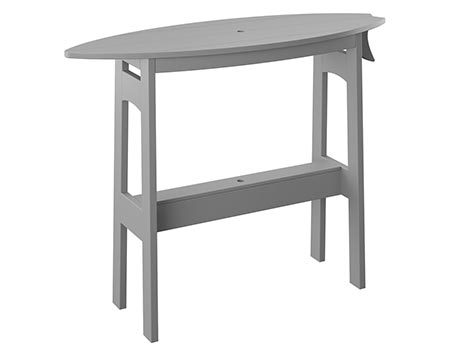 Poly Lumber Bayside Surfboard Bar 48" Table