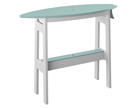 Poly Lumber Bayside Surfboard Bar 48" Table