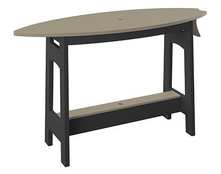 Poly Lumber Bayside Surfboard Bar 48" Table
