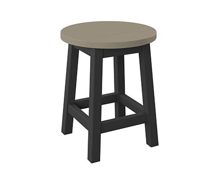 Poly Lumber Bayside Round Bar Stool
