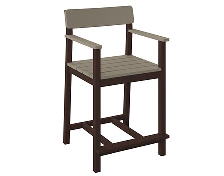 Poly Lumber Bayside Club Dining Chair